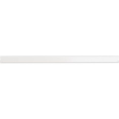 Lot de 10 Rails de serrage universels DIN A4, 4 mm, PVC blanc, pour bureau et école