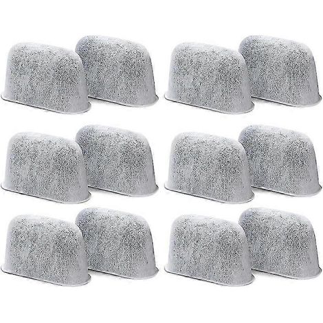 Lot de 12 filtres à eau à charbon actif pour machines à café, compatibles avec les modèles ES601, ES655 et ES701, pour un goût amélioré. (1/5)
