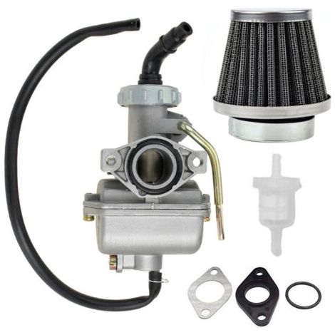 Motorcycle carburetor for Kazuma Baja 50cc 70cc 90cc 110cc 125cc Quad Go-Kart, with air and fuel filter (1/4)