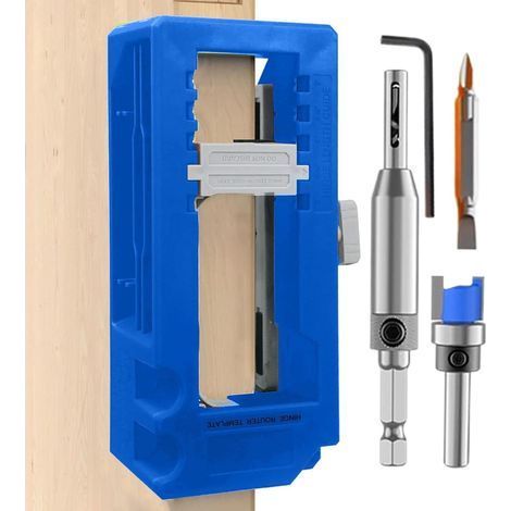 Mortaiseuse Réglable Pour Portes Gabarit À Mortaise Réglable Robuste Pour Longueurs De 7 À 13 Cm En Menuiserie Extérieure Utilisable (1/5)