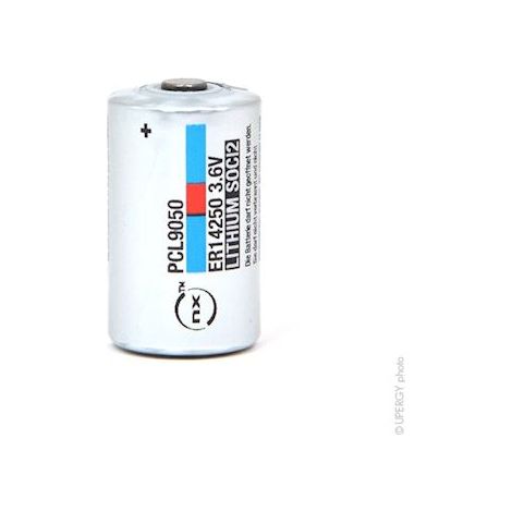 pile lithium - er14250h 1/2aa - 3.6 volts - 1.2ah - enix energies pcl9050b