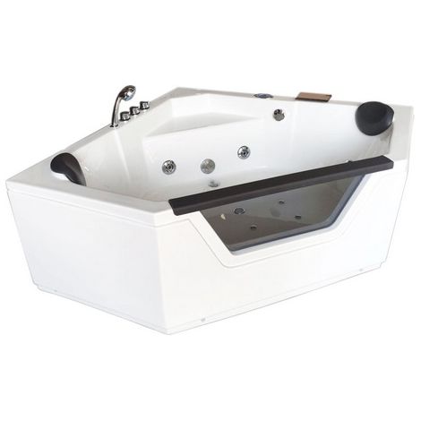 Bagno Italia Vasca da bagno idromassaggio 150x150cm ad angolo doppia pompa 12 getti (1/3)