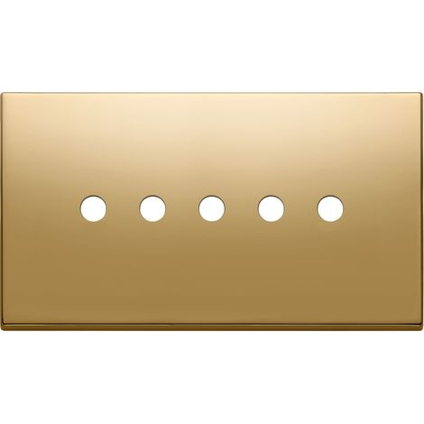 VIMAR - 22689.RN.5.82 Plaque 5Mx5 BS Ronde Or