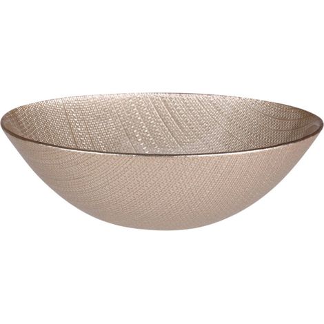 Schale aus Glas KARNEOL, Ø 15 cm