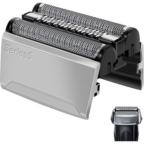 52S Series 5 Shaver Foil Black Shaver Head Replacement Heads S5 Replacement Part Replacement Blades Compatible with 5020, 5020s, 5030, 5030s, 5040, 5040s, 5050, 5050cc, 5070cc, 5090, 5090cc (1/5)
