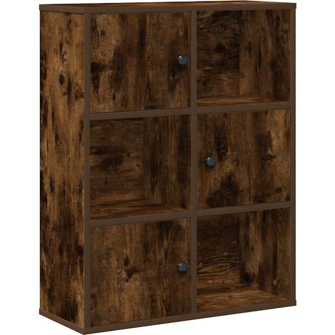 Maison Exclusive - Libreria Rovere Fumo 60x24x76,5 cm in Legno Multistrato