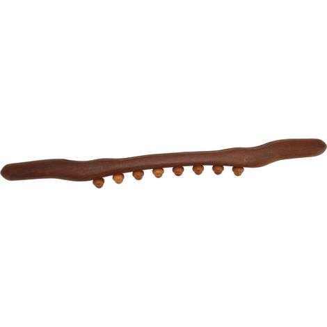 Bâton de massage, bâton roulant, bâton de raclage en bois, outil de massage pour la relaxation musculaire et le drainage des méridiens, pour salon de beauté et usage domestique (1/5)