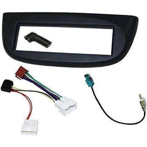 Kit Installation Autoradio KITFAC-217N-2 compatible avec Renault Twingo 2007-2013 - Noir
