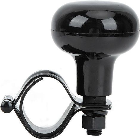 Bouton auxiliaire de réglage de la boule du volant pour voiture universelle, noir (1/3)