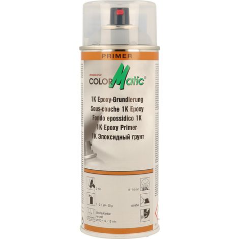 Primaire epoxy gris COLORMATIC 400ml -aerosol- (1/2)