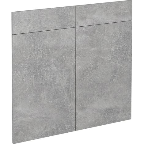 Façade de cuisine R-Line, Béton, 79.2x70.8cm façade de meuble pour meuble bas à tiroirs, Vicco (1/5)