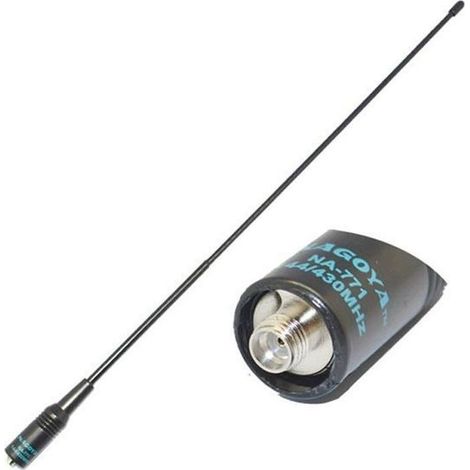 Antenne Bi-bande 144/430 MHz SMA-F, compatible Baofeng UV-5R, accessoire radio pour talkie-walkie, fixation SMA femelle