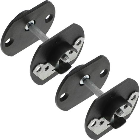 2 Ensembles Connecteurs de Canapé Sectionnel Lot Attaches Robustes PE et Fer pour Meubles de Salon Clips pour Fixation Stable Canapés Angle (1/5)