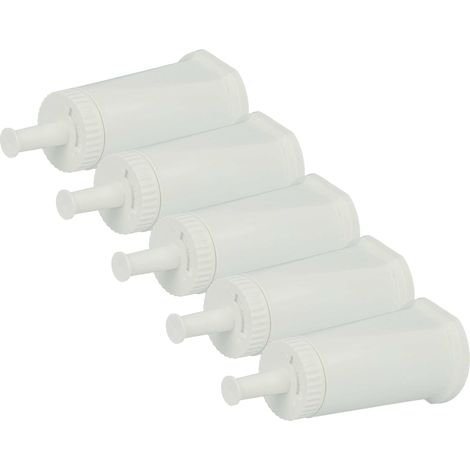 vhbw 5x Water Filter compatible with Sage Bambino Plus SES500 Espresso Machine - White