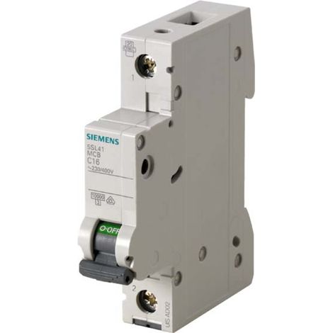 Siemens Indus.Sector Leitungsschutzschalter 230V,10KA,1p.,B,2A 5SL4102-6