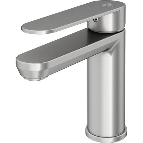Presto nine Grifo lavabo monomando mezclador Nine níquel cepillado (1/2)