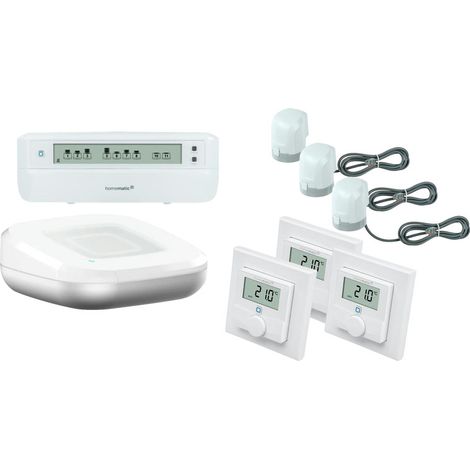Plancher chauffant eq3 40-62-6693 télécommande intégrée maison connectée