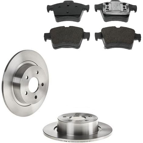 KIT FRENI POSTERIORI compatibile con FORD TOURNEO CONNECT - DISCHI + PASTIGLIE OEM: FDB1540 / 17418 /SOSTITUZIONE DIRETTA/BASSA POLVERE/SILENZIOSO (1/5)
