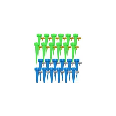 24PCS Goutte à Goutte Kit, Irrigation Goutte à Goutte Bouteille, Arroseur Automatique Plantes, Arrosage Goutte a Goutte, avec Vannes de Régulation, pour Jardin Maison Intérieur Extérieur (1/5)