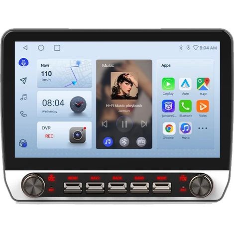 Autoradio, touchscreen, sistema di navigazione, compatibile con Ducato / Boxer 2 / Jumper 2 (2006-2023), design wireless, V3Pro C (2GB 64GB) (1/2)