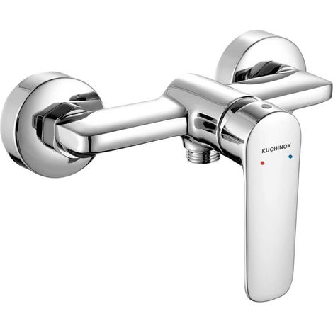 Gava Wand-Duscharmatur ohne Brauseset, Chromglanz (1/2)