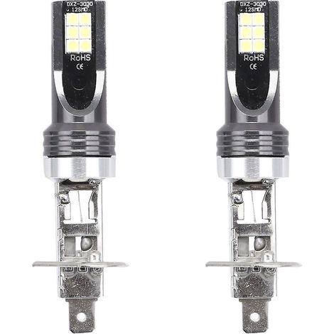 Ampoule LED 3030 6500-7500K pour feux antibrouillard de voiture, étanche, pour modification automobile.