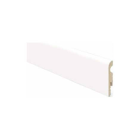 Battiscopa Mdf 80X10X2400 Bianco - Kimono
