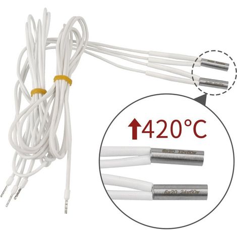 50W / 60W / 70W High-Temp Cartridge Heater High-Temp Cartridge Heater 24V / 50W (1/5)