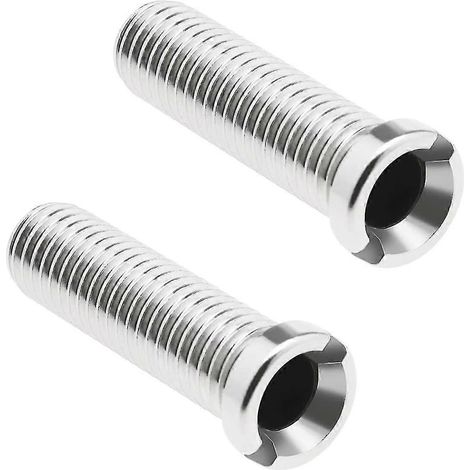 Lot de 2 vis de fixation pour bonde d'évier de cuisine en acier inoxydable 304, filetage M1245 mm. (1/5)