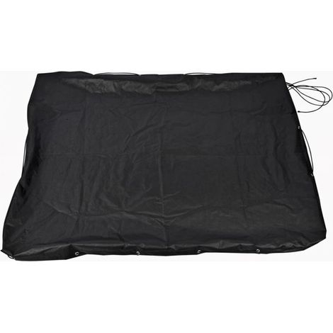 1 pièce bâche remorque, 150 x 105 x 7 cm, anti-UV étanche avec œillets aluminium et cordon élastique, taille M pour utilisation extérieure (1/5)