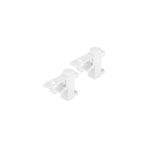 Supports de tringle à rideaux sans perçage Support de crochets de draperie sans perçage pour tringle à rideaux ø16 Support De Pince Porte-Rideaux (1/5)