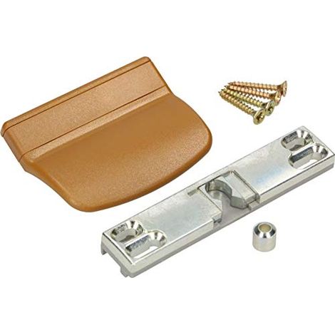 KOTARBAU 5907465905114 Chiusura per Porta del Balcone, Marrone (1/4)