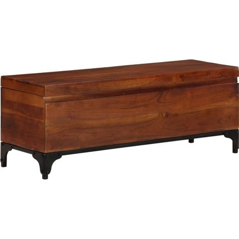 Aufbewahrungstruhe 110x35x41 cm Akazie Massivholz