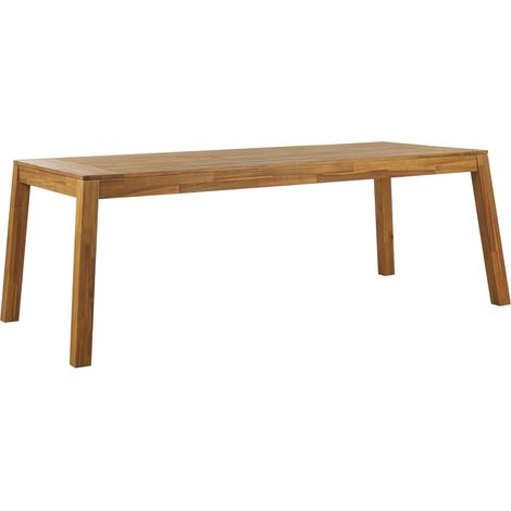 Gartentisch LIVORNO 210 cm 90 cm Akazienholz Braun