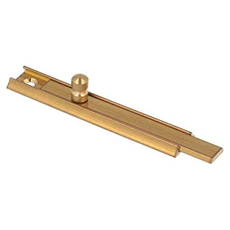 CATENACCIO AD INCASTRO PER CHIUSURA PORTE 70MM - IN OTTONE LUCIDO