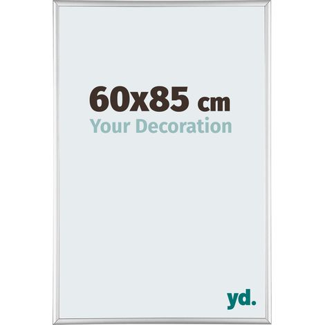 Cadre Puzzle 60x85 cm - Argent Brillant - Aluminium - Kent. (1/5)