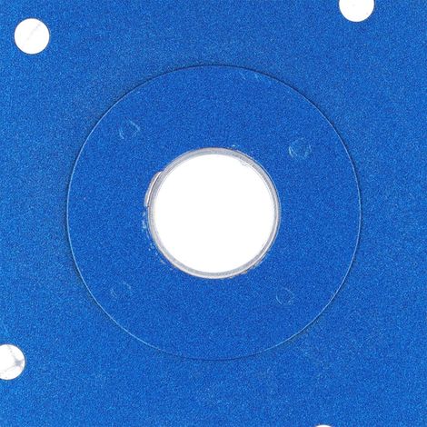 Lame de scie diamantée avec grille bleue et bleuissement, 125 mm (1/4)