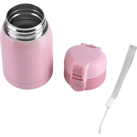 Gourde isotherme 200 ml en acier inoxydable double paroi, tasse de bureau thermos, bouteille d'eau isolée (1/5)
