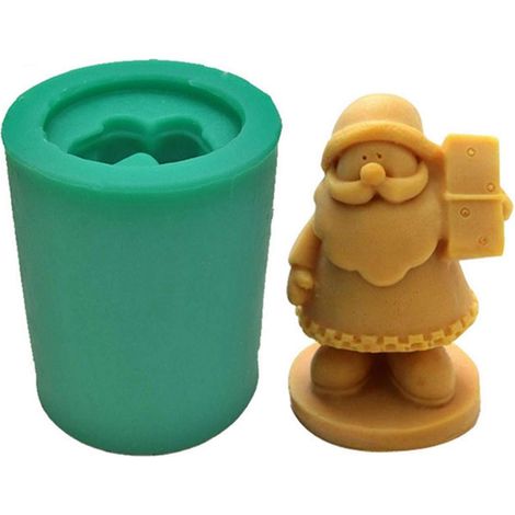 3 Pièces Bougies parfumées, Moule Bougies Silicone Cylindre, Moule à Bougies en Silicone, Moule à Fondant pour Bougies Savon décoration fête Noël (1/5)