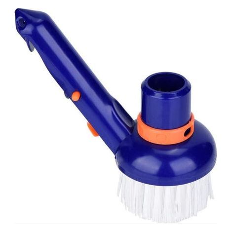 Weighted Pool Vacuum Head with Lower Nylon Brushes for Swimming Pools, Pool Brush Tools (1/4)