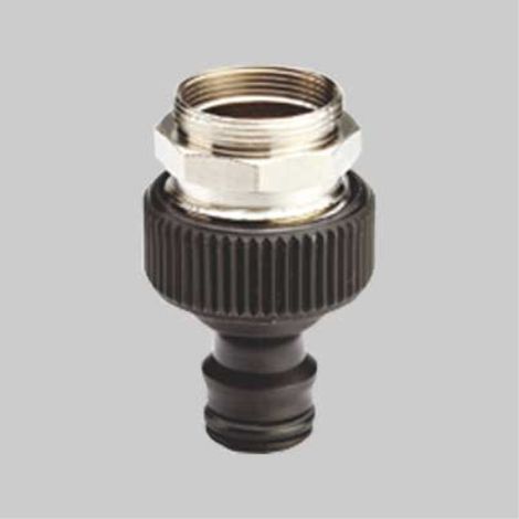 Presa a rubinetto g.f. con adattatore 3/4" e m24x1 est. + m22x1 int. G.F.