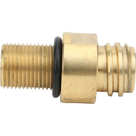 Accessoires de recharge : Adaptateur de valve CO2 à filetage M18x1,5, valve de remplacement pour valve à broche en laiton pour cartouches de CO2 (1/5)