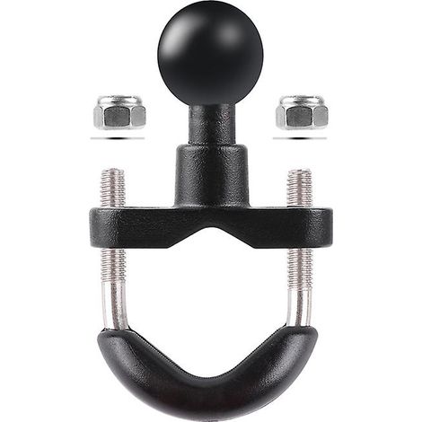 Rail de fixation pour rétroviseur arrière de guidon de moto compatible avec GoPro 10, 9, 8, 7, Xiaomi Yi 4K, SJCam, Sony Eken, DJI Osmo, support pour caméras d'action et sports extrêmes (RAM Mounts). (1/2)