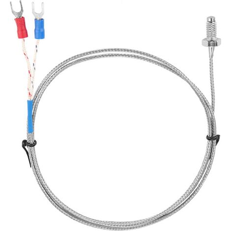 Thermocouple de type K, thermocouple à vis M6, sonde thermocouple, fil de détection de température. (1/5)