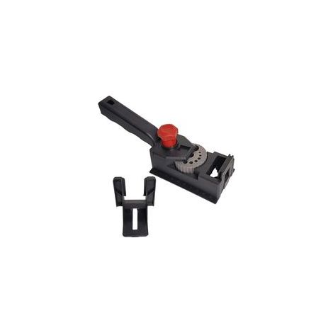 Guide de perçage 3-12mm Guide de perçage de trou droit de cheville en bois avec réglable pour l'outil de localisation de positionneur de menuiserie de menuiserie de bricolage (1/5)