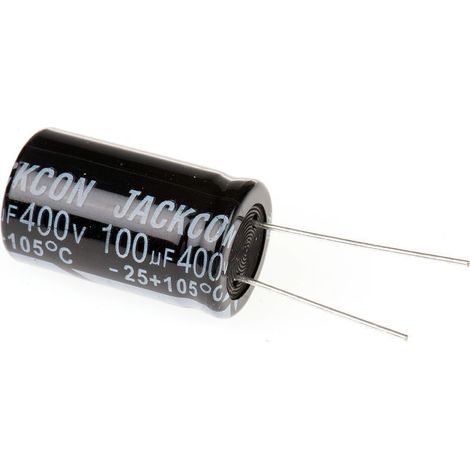 Lot de 10 Condensateur 100µF, 400V c.c. 18X25MM
