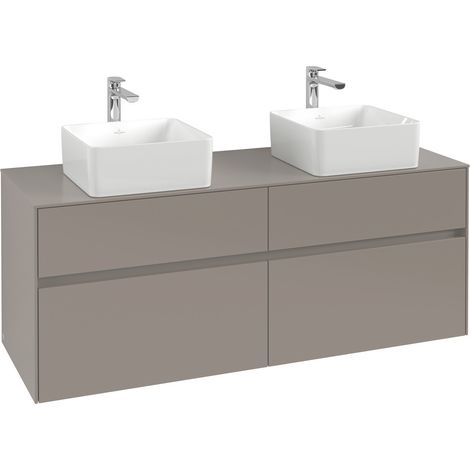 Villeroy & Boch Collaro Meuble sous-lavabo, pour 2 lavabos, (1/2)