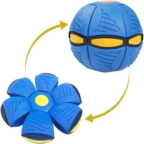 Flugball für Hunde, kreative Stressabbau-Scheibe, Hüpfball, blau – 1 Stück (1/5)