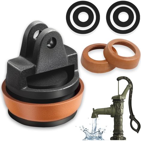 Piston pour Pompe à bra Piston de Rechange pour Pompe à bras kit de Rondelle et Piston en Faux Cuir Pompe à Poignée Type 75 Sets de Joint de Pompe à Bras Manchette à Piston (1/5)