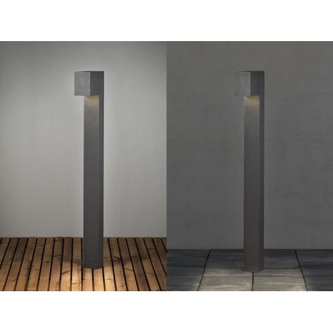 Moderne Pollerleuchte CREMONA in Anthrazit, Höhe 100cm (1/5)